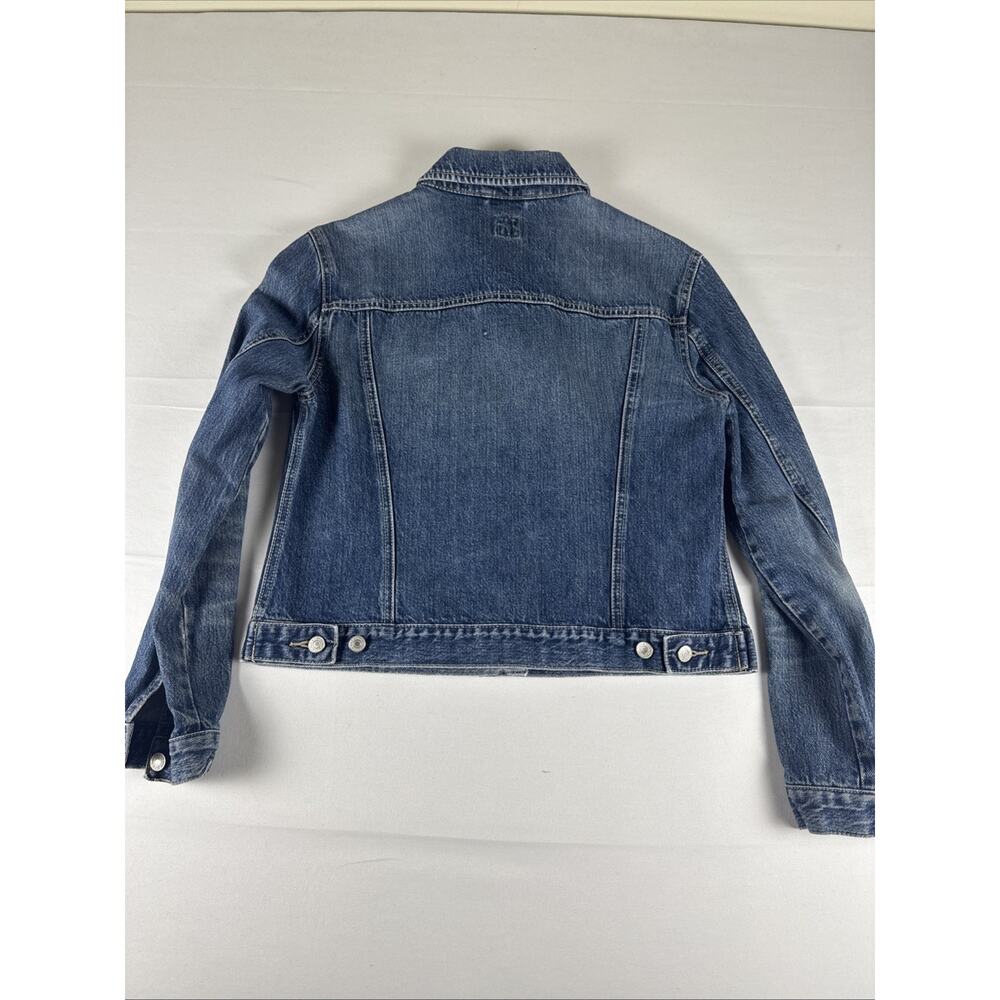 GAP Factory Store Women’s Small Blue Denim Jean Jacket Trucker Style - Picture 2 of 6